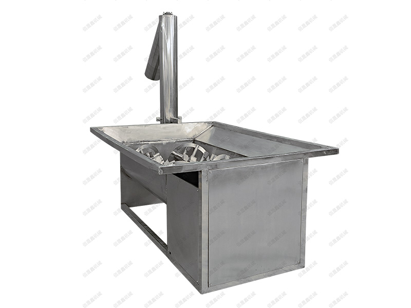 Double agitator mixer feeder